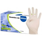 Guantes de látex con polvo